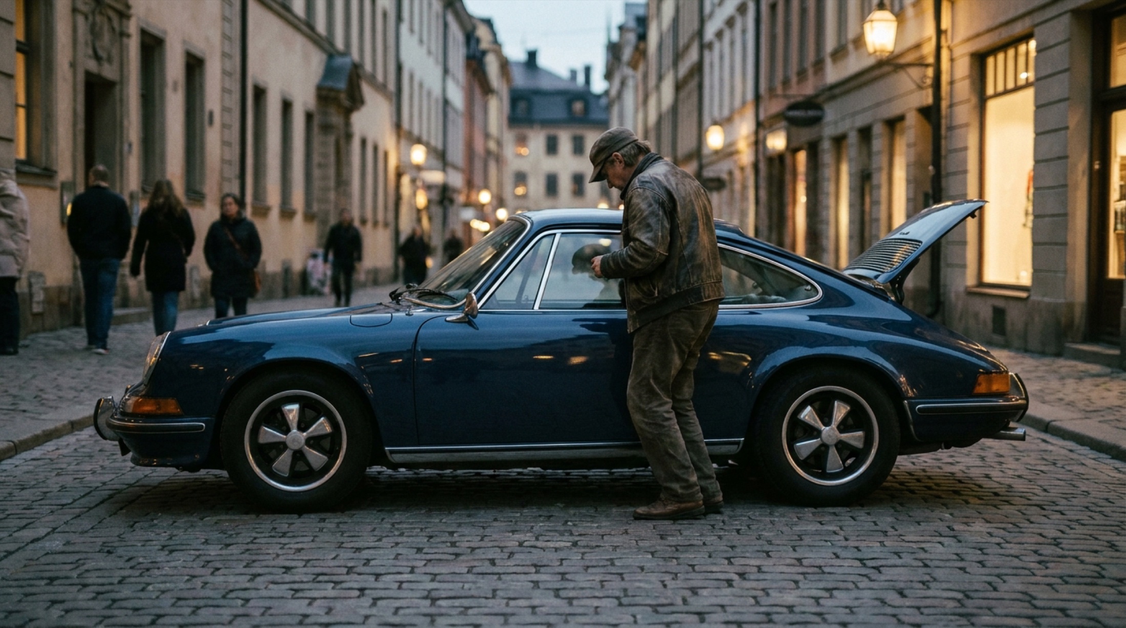 Porsche 993 Carrera'nın hava soğutmalı 3.6 litrelik flat-six motoru, arka bagaj bölmesinde